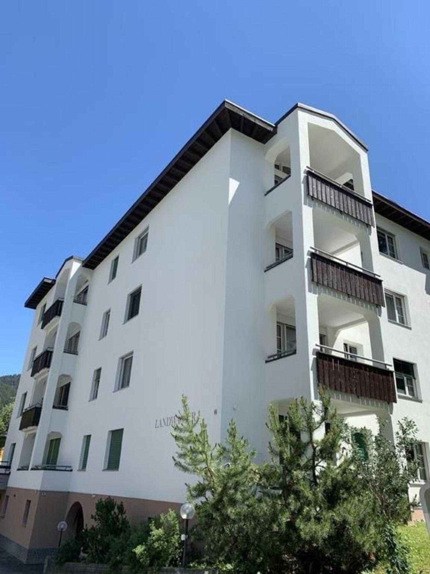 Ferienwohnung Gian, Zentral Mit Garagenstellplatz ดาวอส ภายนอก รูปภาพ